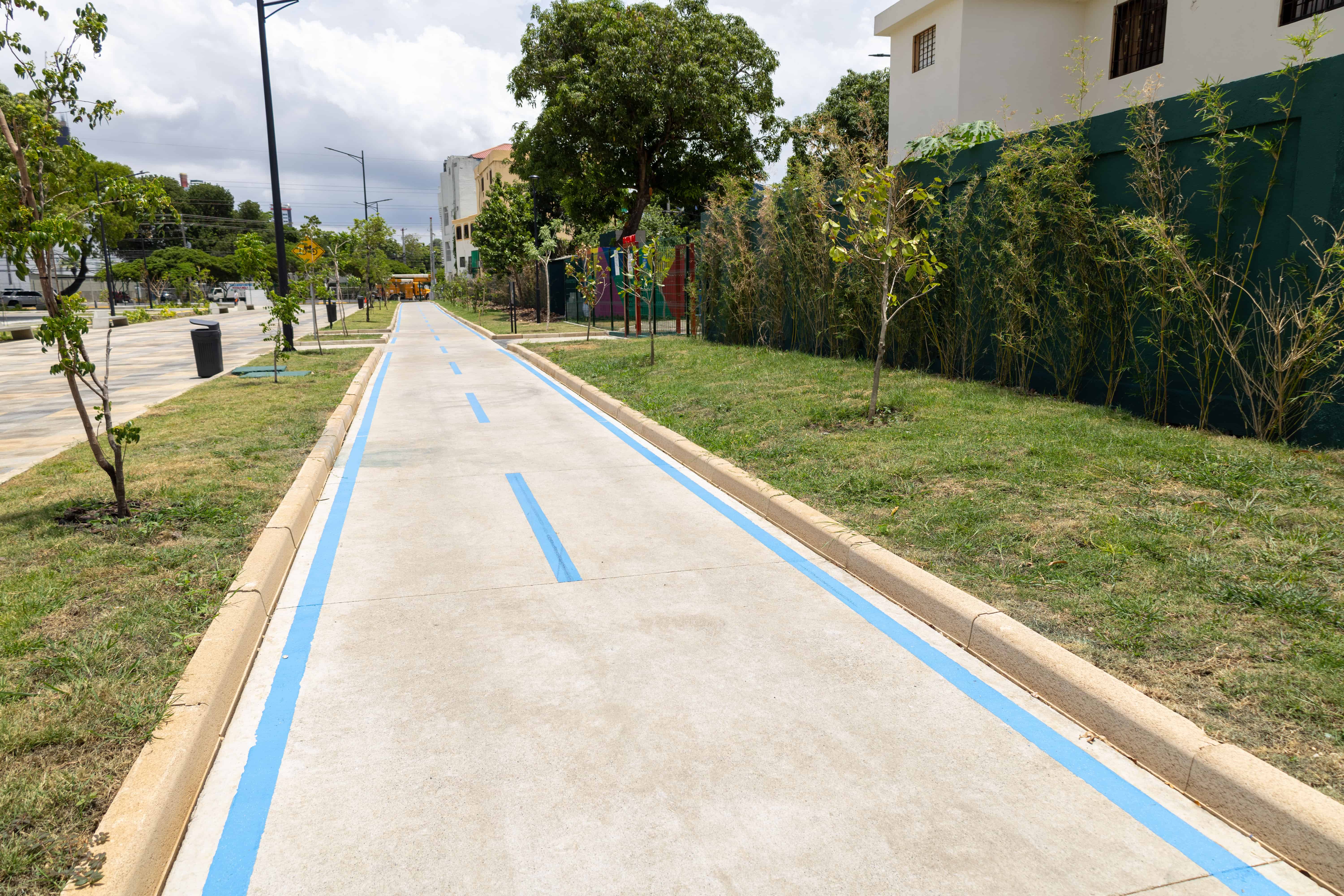 Pista de bicicleta.