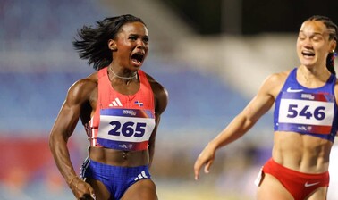 Liranyi Alonso da el oro a Dominicana en los 100 metros con nuevo r&eacute;cord