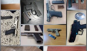 Polic&iacute;a ocupa 11 armas de fuego durante operativos en Santiago