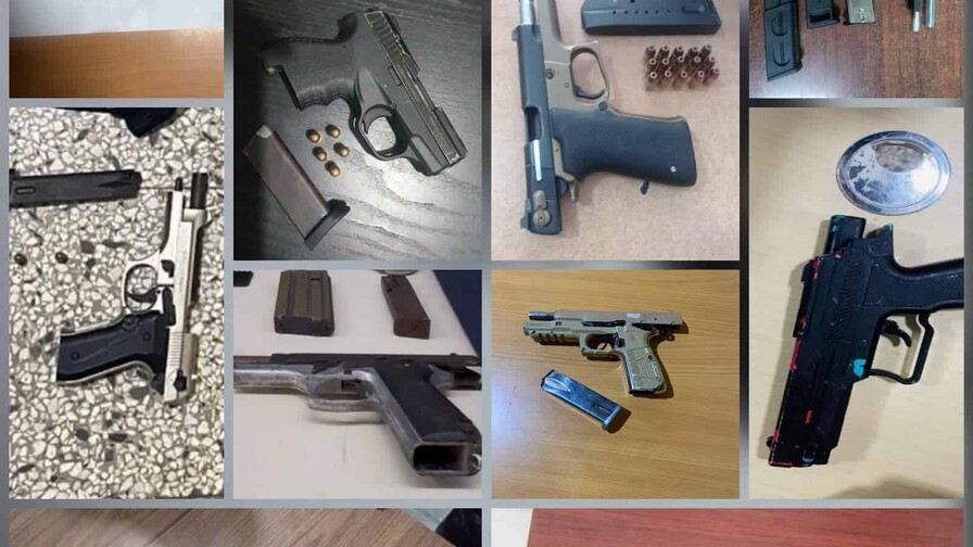 Polic&iacute;a ocupa 11 armas de fuego durante operativos en Santiago