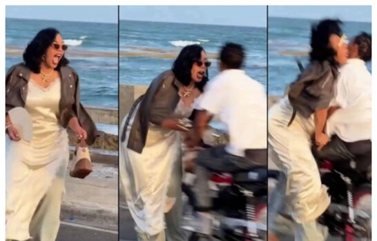 Video | Momento en el que un motorista atropella a influencer dominicana mientras grababa un video