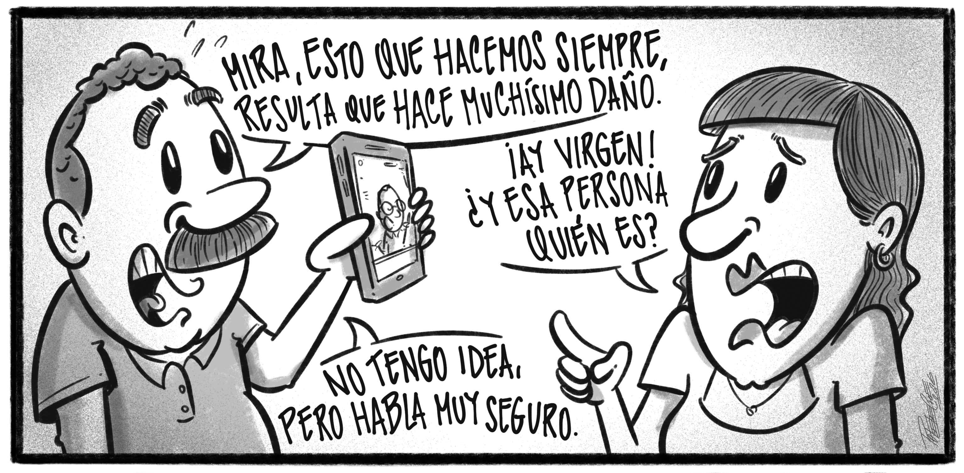 Caricatura de Noticiero Poteleche 6 agosto 2026