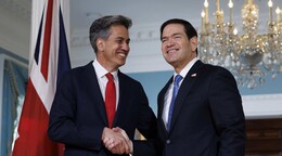 Rubio dialoga con el canciller brit&aacute;nico sobre seguridad en Europa y el estrecho de Ormuz