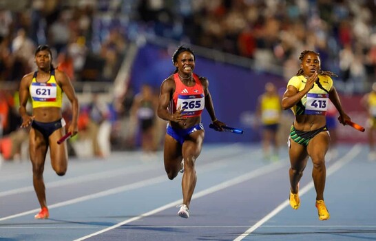El relevo mixto dominicano de 4x100m corri&oacute; para oro, pero fue descalificado por faltas t&eacute;cnicas