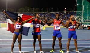 El relevo mixto dominicano de 4x100m es descalificado y pierde la medalla de oro