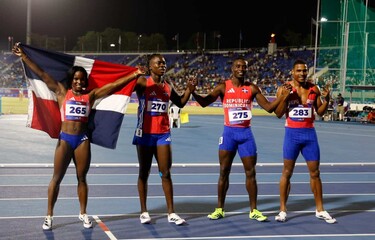 El relevo mixto dominicano de 4x100m es descalificado y pierde la medalla de oro