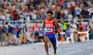 Yeral N&uacute;&ntilde;ez le da el brillo dorado a Dominicana en los 400 m vallas