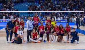 Las Reinas del Caribe pasan invictas a semifinales tras vencer a Puerto Rico