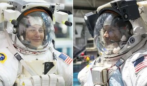 Dos astronautas de la NASA concluyen caminata para mejorar los paneles solares de la EEI