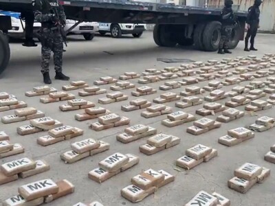 Decomiso de droga en Ecuador: 1.5 toneladas interceptadas