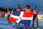 El relevo femenino 4x100 le da a RD su onceava medalla de oro en atletismo con nuevo récord