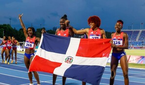 El relevo femenino 4x100 le da a RD su onceava medalla de oro en atletismo con nuevo récord
