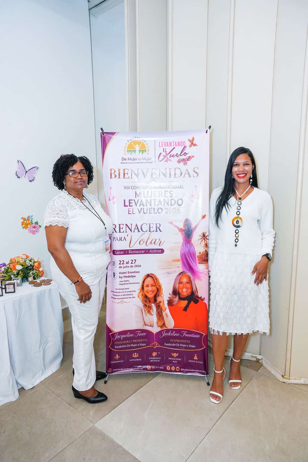 Estela Brioso Mej&iacute;a y Cindy Mart&iacute;nez.