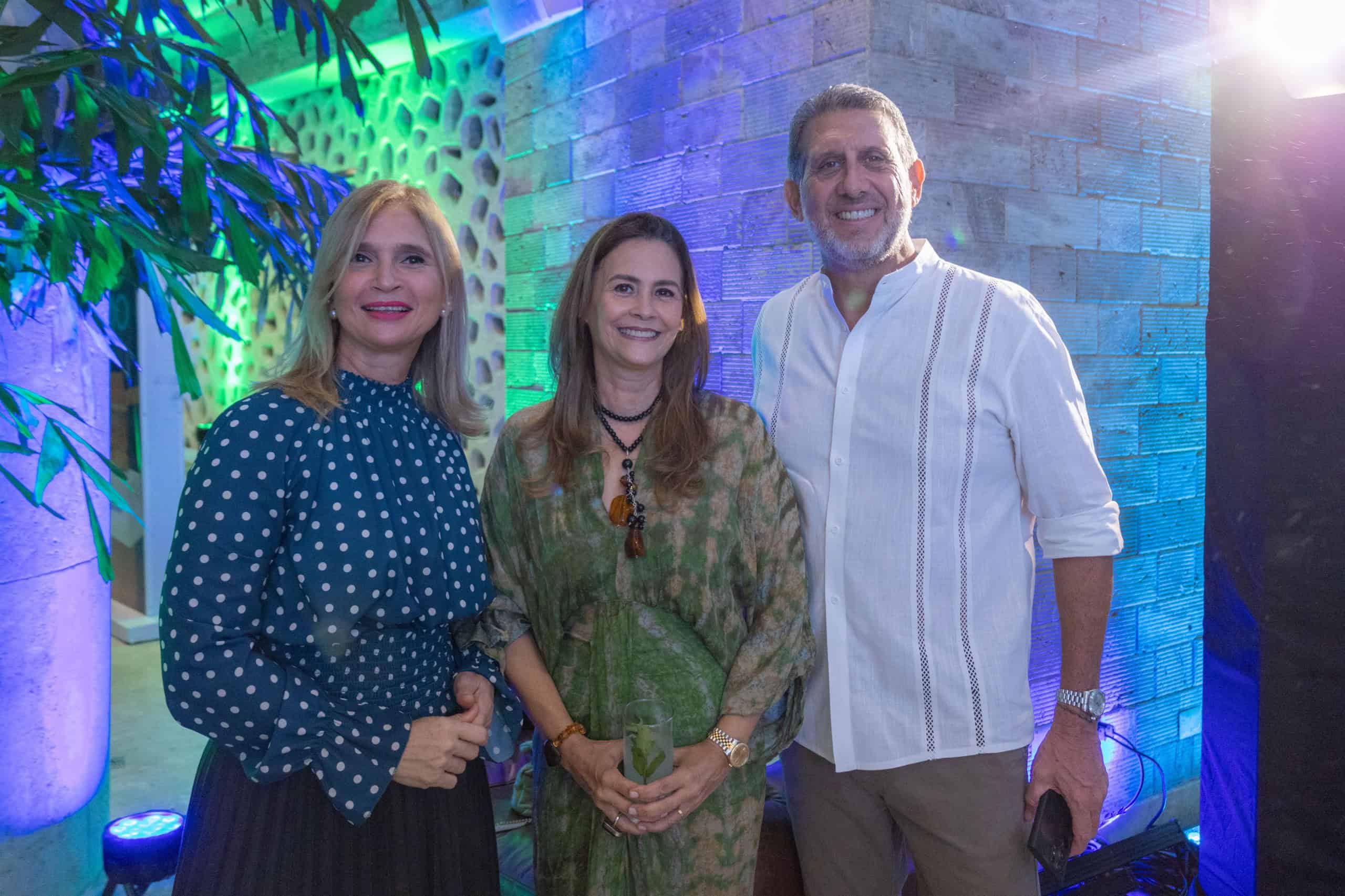 Monika Despradel, Tamara de Garc&iacute;a y Fafo Garc&iacute;a.