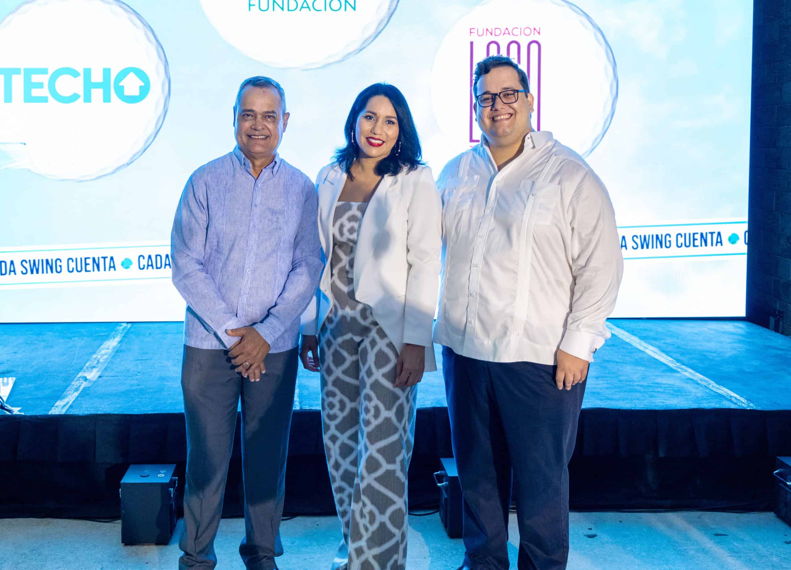 Paul Beswick, Lorenny Solano y Jorge Fern&aacute;ndez.