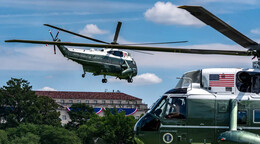 Investigan la corta distancia que hubo entre el helic&oacute;ptero de Trump y un avi&oacute;n comercial