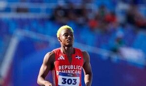 Alexander Ogando gana la plata en los 200 metros de Santo Domingo 2026