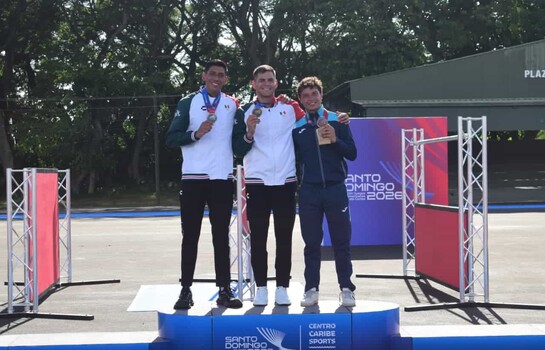 Los guatemaltecos Carrillo y Cabrera obtienen medalla de oro en el Pentatl&oacute;n Moderno de los JCC 2026