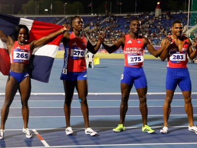 Dominican Republic regains gold medal in mixed relay after appeal at Central American Games