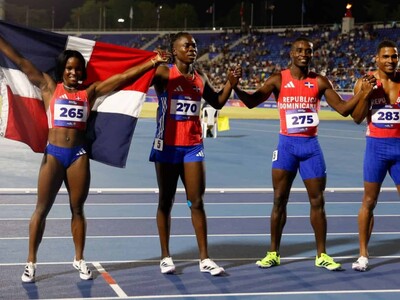 RD recupera medalla de oro en relevo mixto en Juegos Centroamericanos