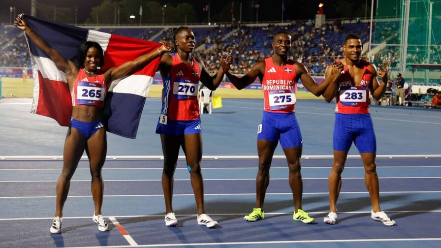 República Dominicana recupera la medalla de oro tras revisión del relevo mixto en 4x100 metros República Dominicana recupera la medalla de oro tras revisión del relevo mixto en 4x100 metros