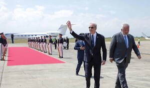 Abinader llega a Colombia para asistir a la transmisión de mando de Abelardo de la Espriella