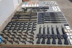 Ocupan arsenal de 109 armas de fuego durante operativos en Barahona y otras provincias