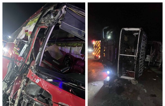 Choque entre cami&oacute;n recolector de basura y autob&uacute;s en Punta Cana deja un muerto y dos lesionados