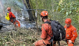 Cuatro personas mueren tras estrellarse un helic&oacute;ptero en &aacute;rea boscosa de R&iacute;o de Janeiro