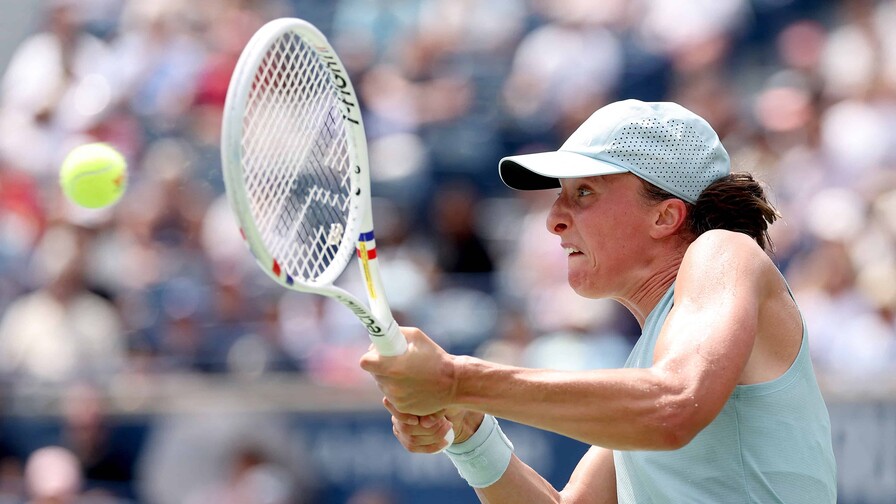 Iga Swiatek viene de atrás y elimina a María Sákkari para pasar a octavos de final en Cincinnati Iga Swiatek viene de atrás y elimina a María Sákkari para pasar a octavos de final en Cincinnati