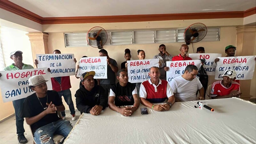 Grupos populares ratifican llamado a huelga este lunes en Moca y San Víctor