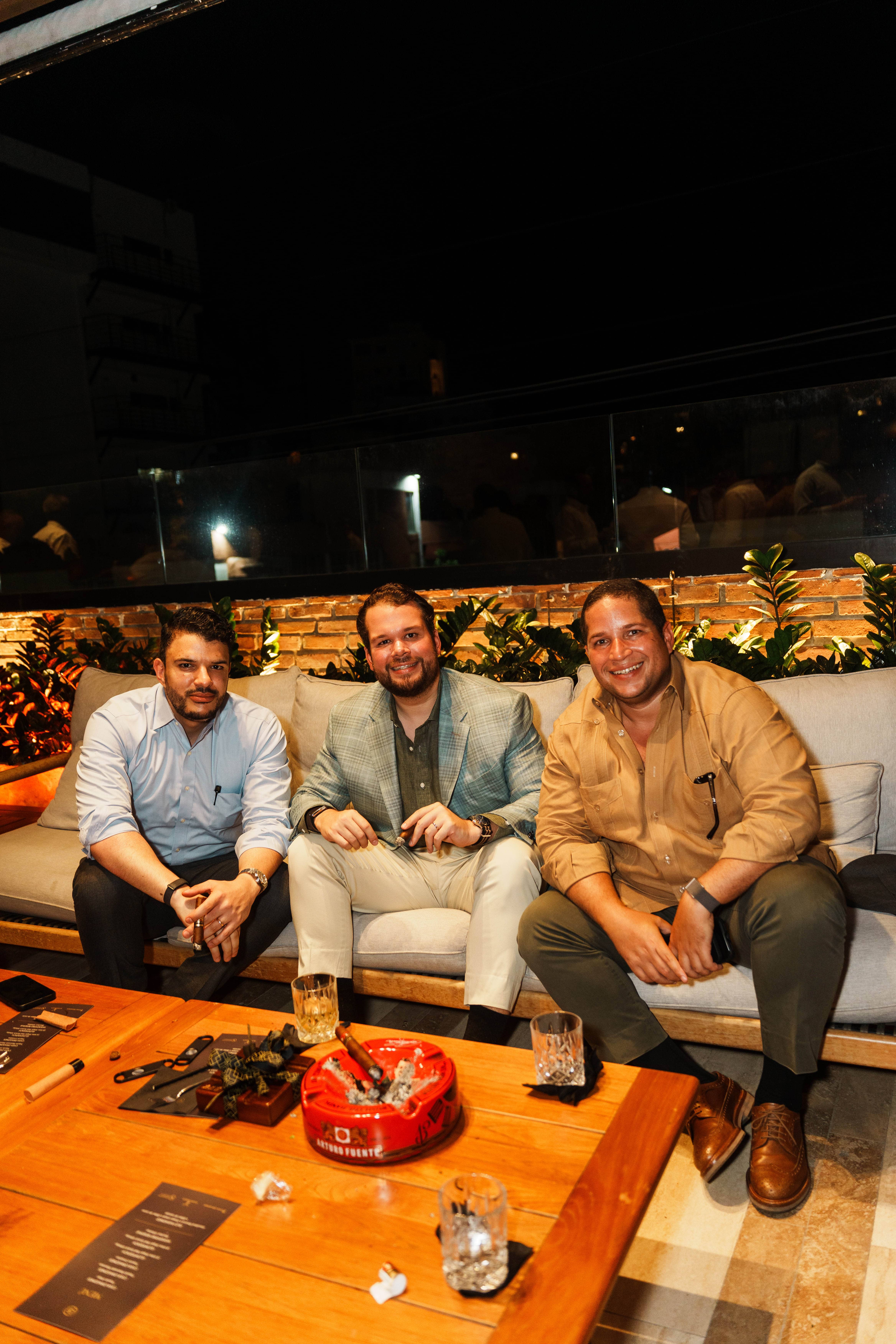 Carlos Pérez, Orlando Jorge y Jean Paul Valdez