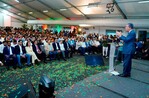 Leonel Fern&aacute;ndez juramenta nuevos miembros en la Fuerza del Pueblo