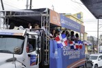 Entre banderas y música, RD celebra con caravana sus 150 medallas en los Juegos Centroamericanos