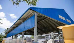 Gobierno entrega techado escolar en Azua que beneficiar&aacute; a 349 estudiantes