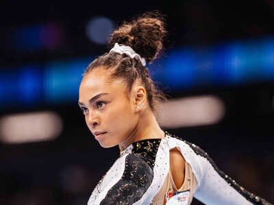 Hezly Rivera, hija de dominicanos, brilla en la gimnasia de EE. UU.