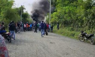 Protestan en Sierra Prieta por construcci&oacute;n de carretera y falta de energ&iacute;a el&eacute;ctrica