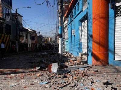 Reacciones de dominicanos tras sismo en Colombia