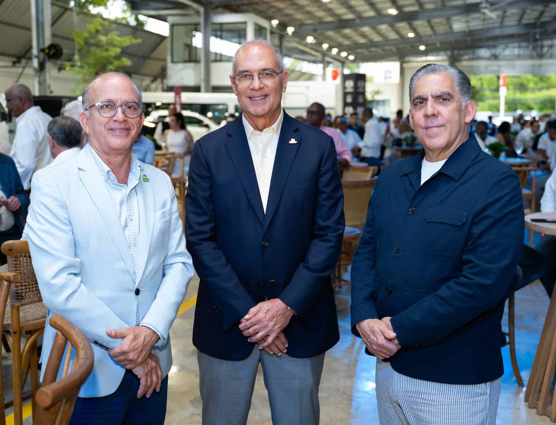 Fernando Puig, Mairení Bournigal y Francisco Pérez.