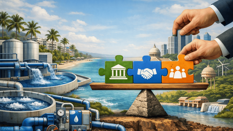 Tres pilares para sostener el acueducto de Punta Cana Tres pilares para sostener el acueducto de Punta Cana