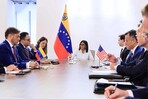 Delcy Rodr&iacute;guez se re&uacute;ne en Caracas con delegaci&oacute;n del Departamento del Tesoro de EE. UU.