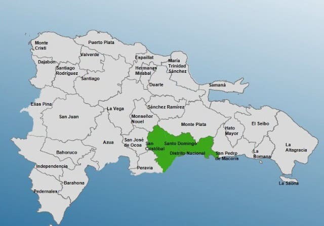 El COE coloca al Gran Santo Domingo y San Cristóbal en alerta verde por una vaguada El COE coloca al Gran Santo Domingo y San Cristóbal en alerta verde por una vaguada