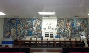 En peligro el mural de Jos&eacute; Vela Zanetti en el hospital Salvador B. Gautier