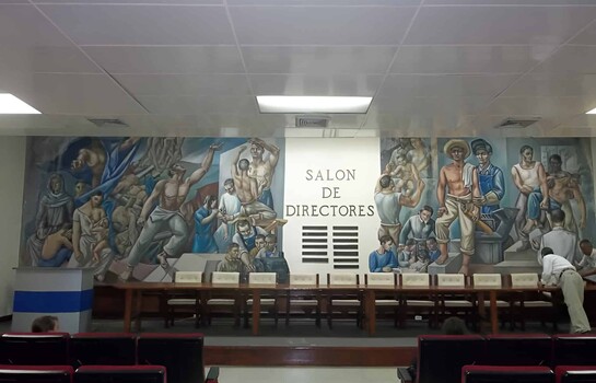 En peligro el mural de Jos&eacute; Vela Zanetti en el hospital Salvador B. Gautier