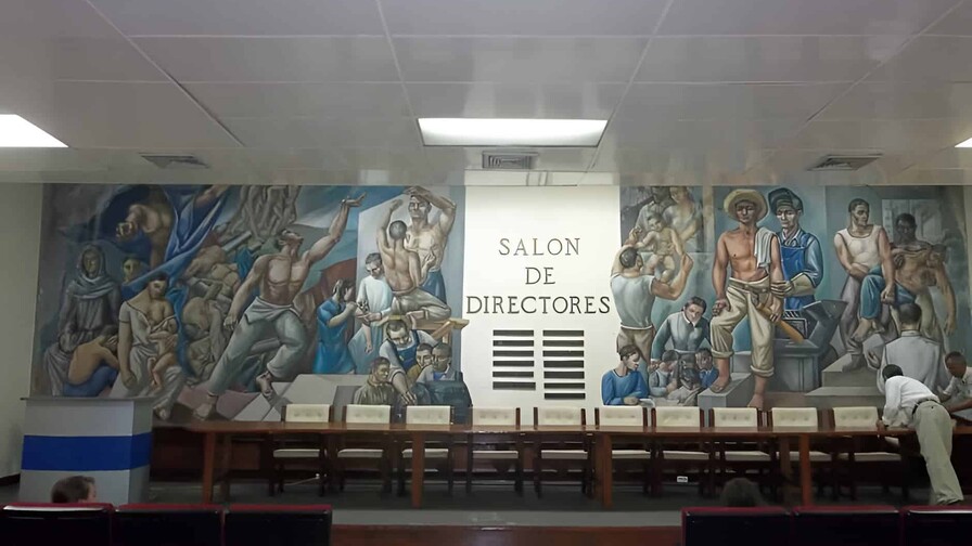 En peligro el mural de José Vela Zanetti en el hospital Salvador B. Gautier En peligro el mural de José Vela Zanetti en el hospital Salvador B. Gautier