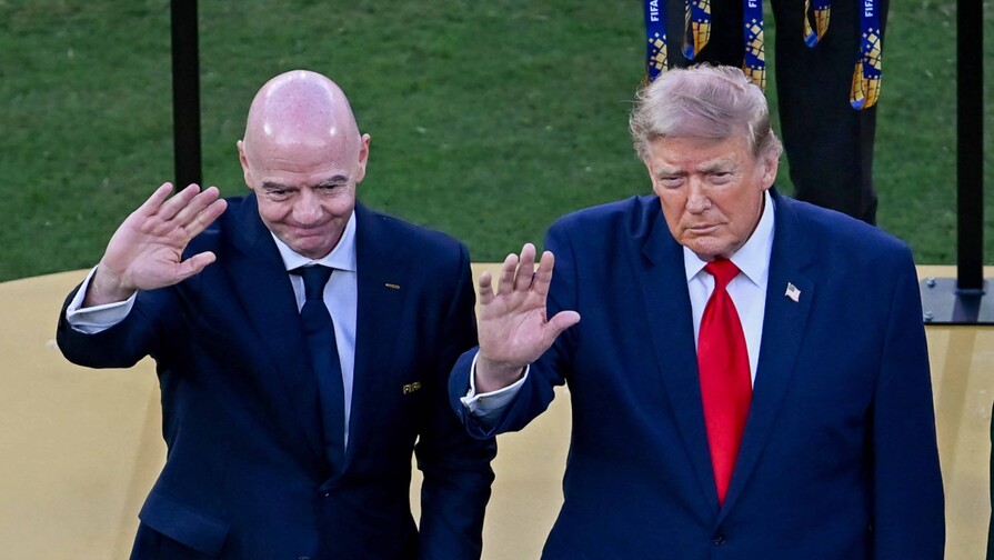 Trump e Infantino, una controvertida relación consolidada desde 2018 Trump e Infantino, una controvertida relación consolidada desde 2018