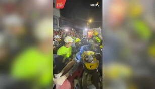 La hab&iacute;amos buscado tanto, dice madre de joven rescatada tras terremoto en Colombia