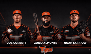 Toros anuncian el regreso de Corbett, y la llegada de Zoilo Almonte y Noah Skirrow
