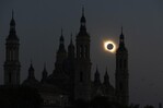 Así apreció Europa el eclipse solar Así apreció Europa el eclipse solar
