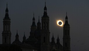 As&iacute; apreci&oacute; Europa el eclipse solar